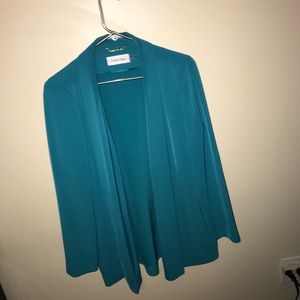 ✨Calvin Klein Teal Boyfriend Blazer✨